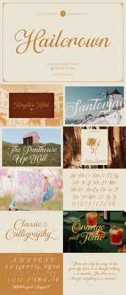 The Cursive Font Collection