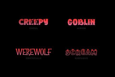 Halloween Typeface Collection