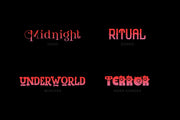 Halloween Typeface Collection