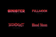 Halloween Typeface Collection