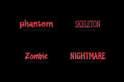 Halloween Typeface Collection
