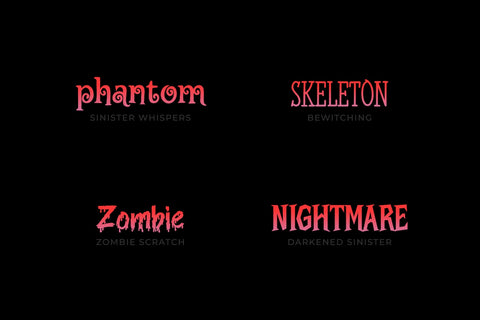 Halloween Typeface Collection