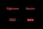 Halloween Typeface Collection