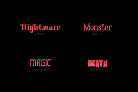 Halloween Typeface Collection
