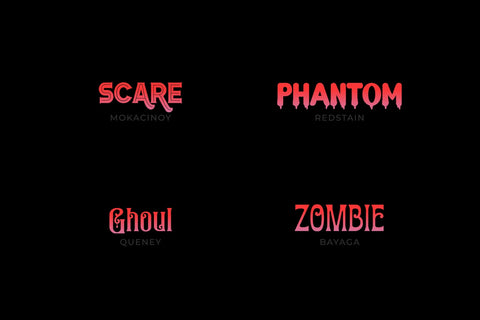Halloween Typeface Collection