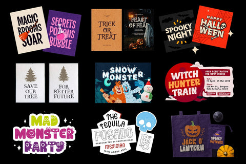 Halloween Typeface Collection
