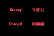 Halloween Typeface Collection