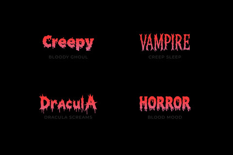 Halloween Typeface Collection