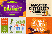 Halloween Typeface Collection