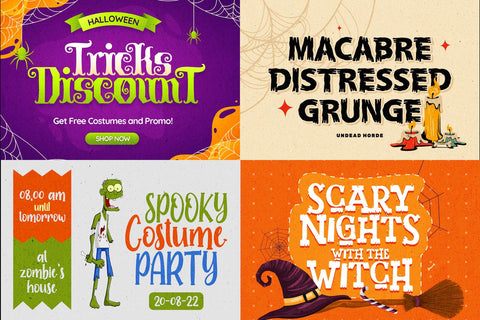 Halloween Typeface Collection