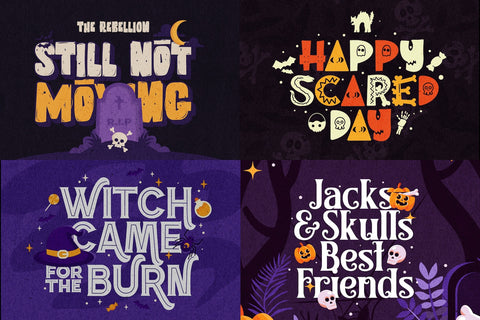 Halloween Typeface Collection