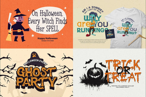 Halloween Typeface Collection