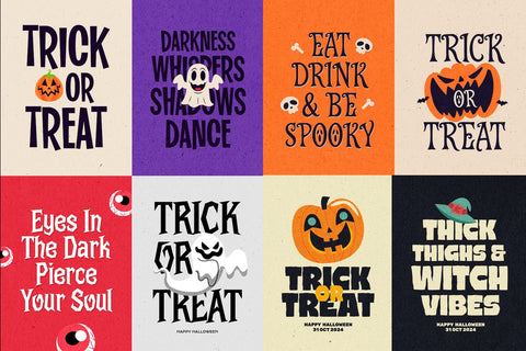 Halloween Typeface Collection
