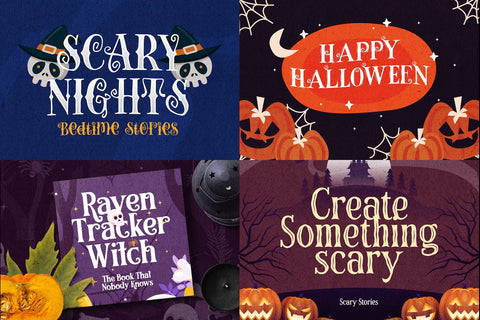 Halloween Typeface Collection