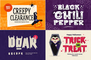 Halloween Typeface Collection