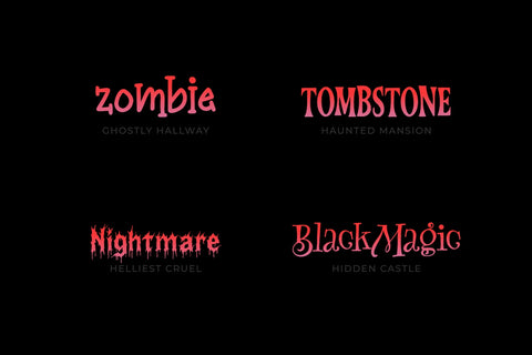 Halloween Typeface Collection