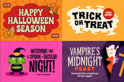 Halloween Typeface Collection