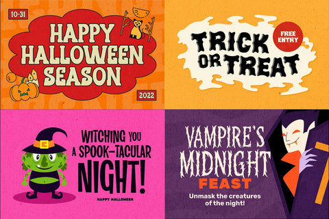 Halloween Typeface Collection