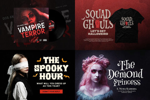 Halloween Typeface Collection