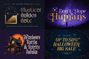 Halloween Typeface Collection
