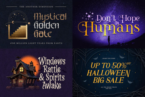 Halloween Typeface Collection