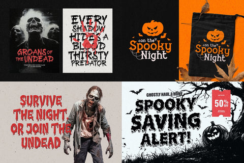 Halloween Typeface Collection