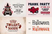 Halloween Typeface Collection