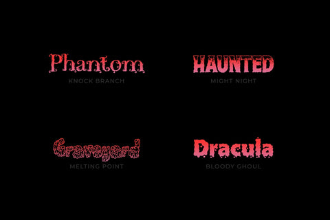 Halloween Typeface Collection