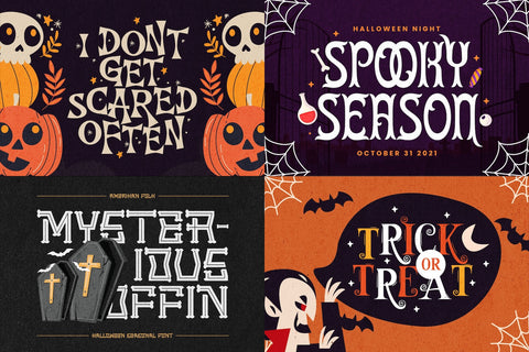 Halloween Typeface Collection