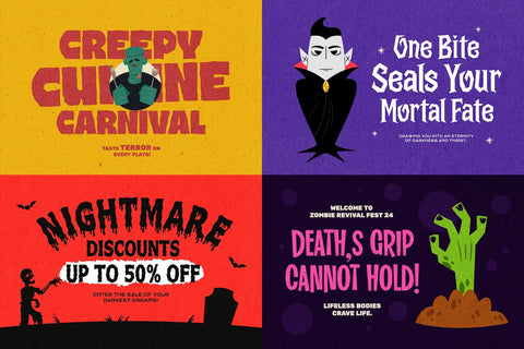 Halloween Typeface Collection