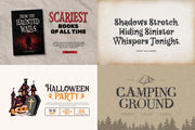 Halloween Typeface Collection
