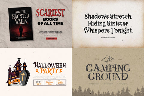 Halloween Typeface Collection