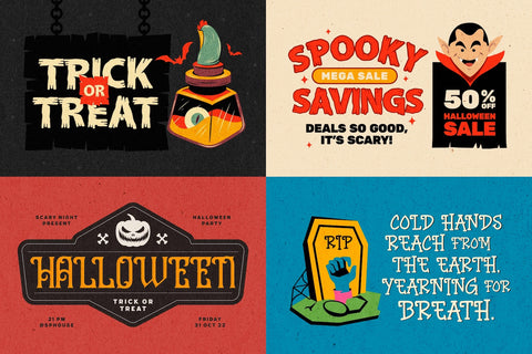 Halloween Typeface Collection