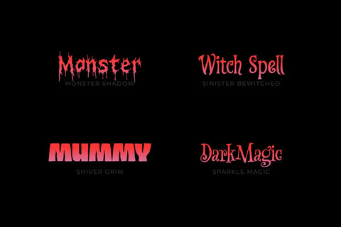 Halloween Typeface Collection