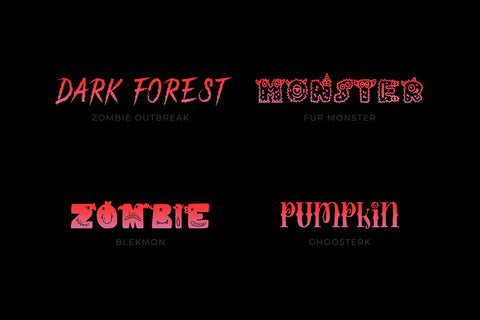 Halloween Typeface Collection
