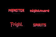 Halloween Typeface Collection