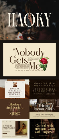 The Striking Serif Font Collection