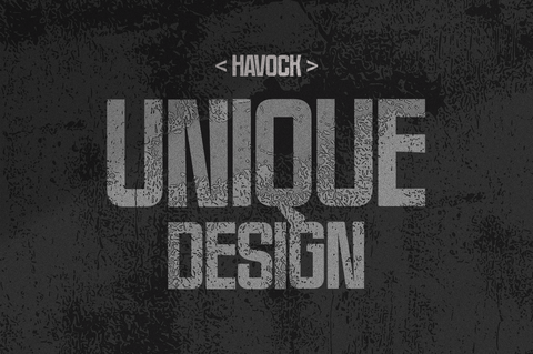 Havock - Free Semi-Condensed Sans Serif Font
