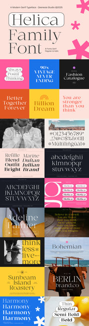 The Striking Serif Font Collection