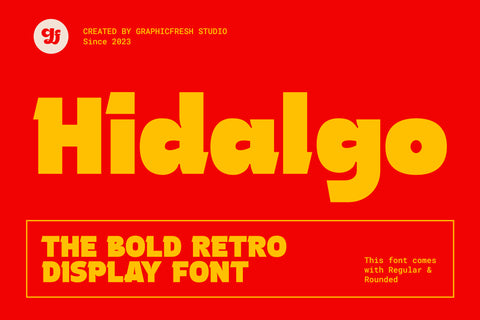 Hidalgo - The Retro Display Font