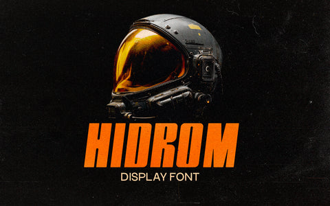 HIDROM - Free Display Font