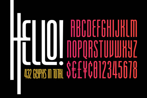 Hillhurst - Sans Serif Ligature Display Font