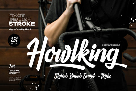 Howlking - Stylish Brush Script
