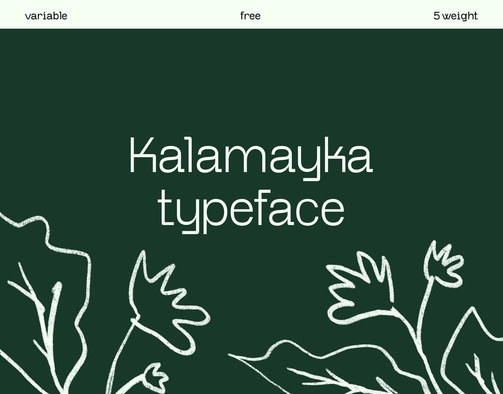 Kalamayka - Free Variable Sans Serif Typeface - Pixel Surplus