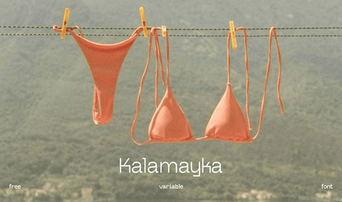 Kalamayka - Free Variable Sans Serif Typeface - Pixel Surplus