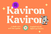 Kaviron Retro Font