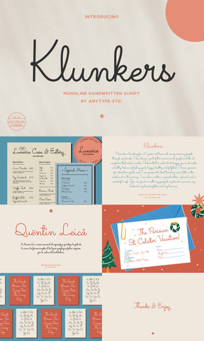 The Cursive Font Collection