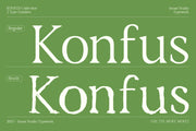 Konfus – Organic Modern Serif Duo
