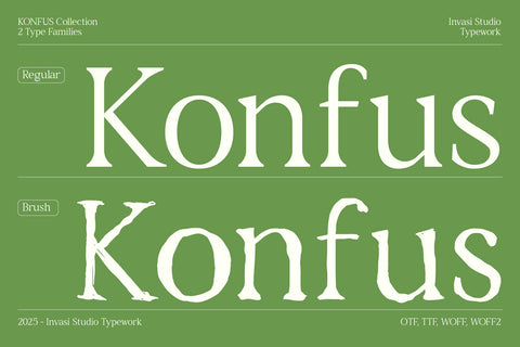Konfus – Organic Modern Serif Duo