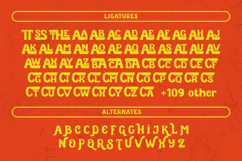 Lakuna - Vintage display font